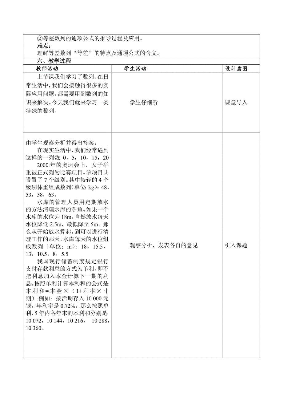 等差数列教学设计_第2页