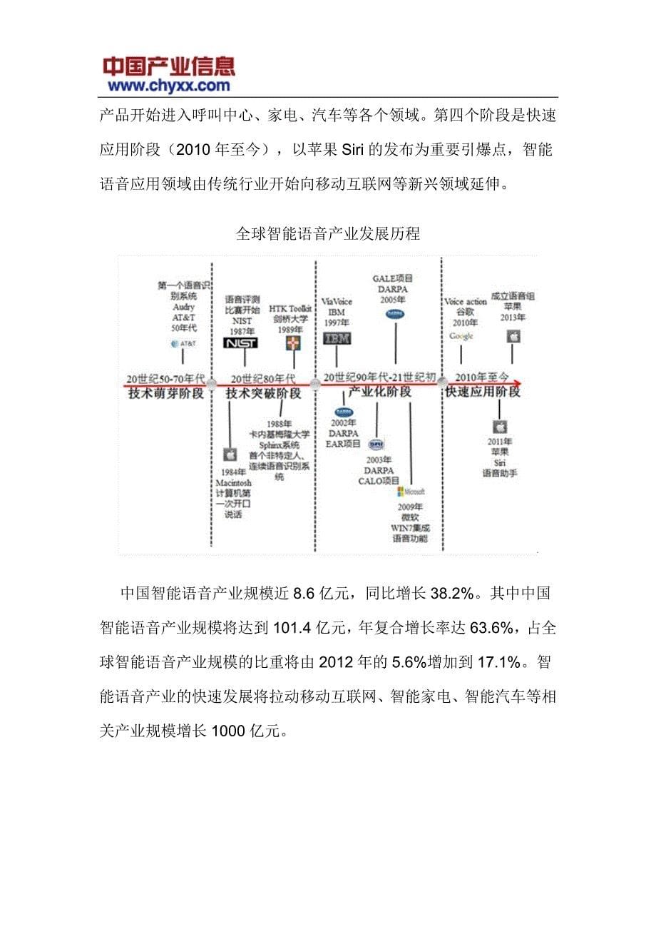 2016-2022年中国智能语音市场评估报告_第5页