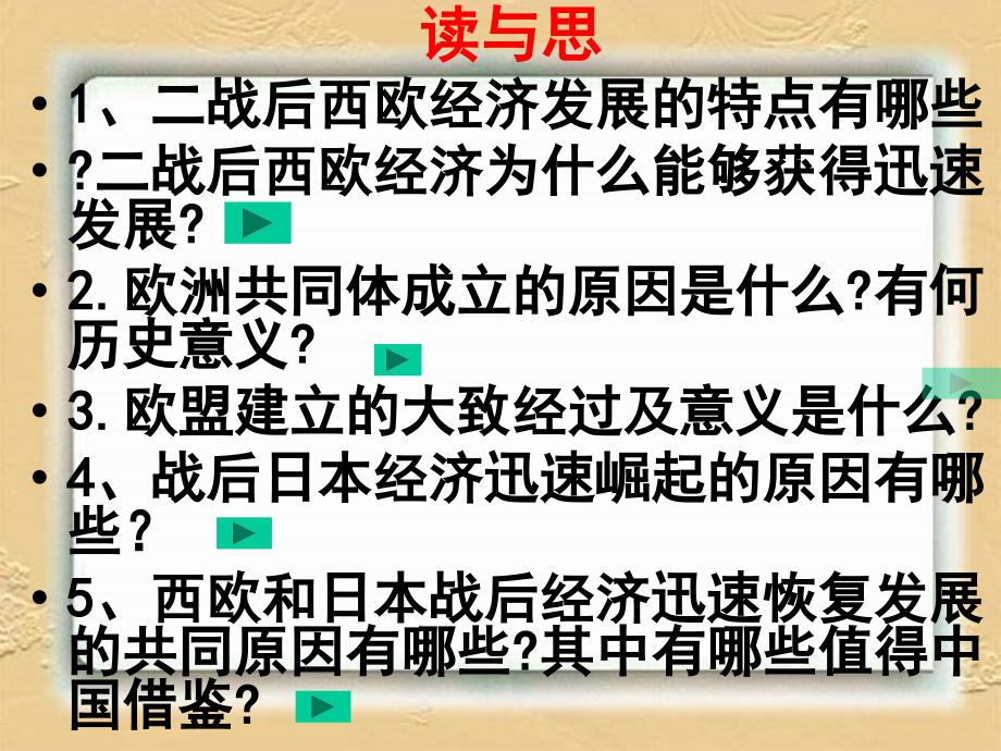 九年级历史西欧和日本经济的发展课件示例_第4页