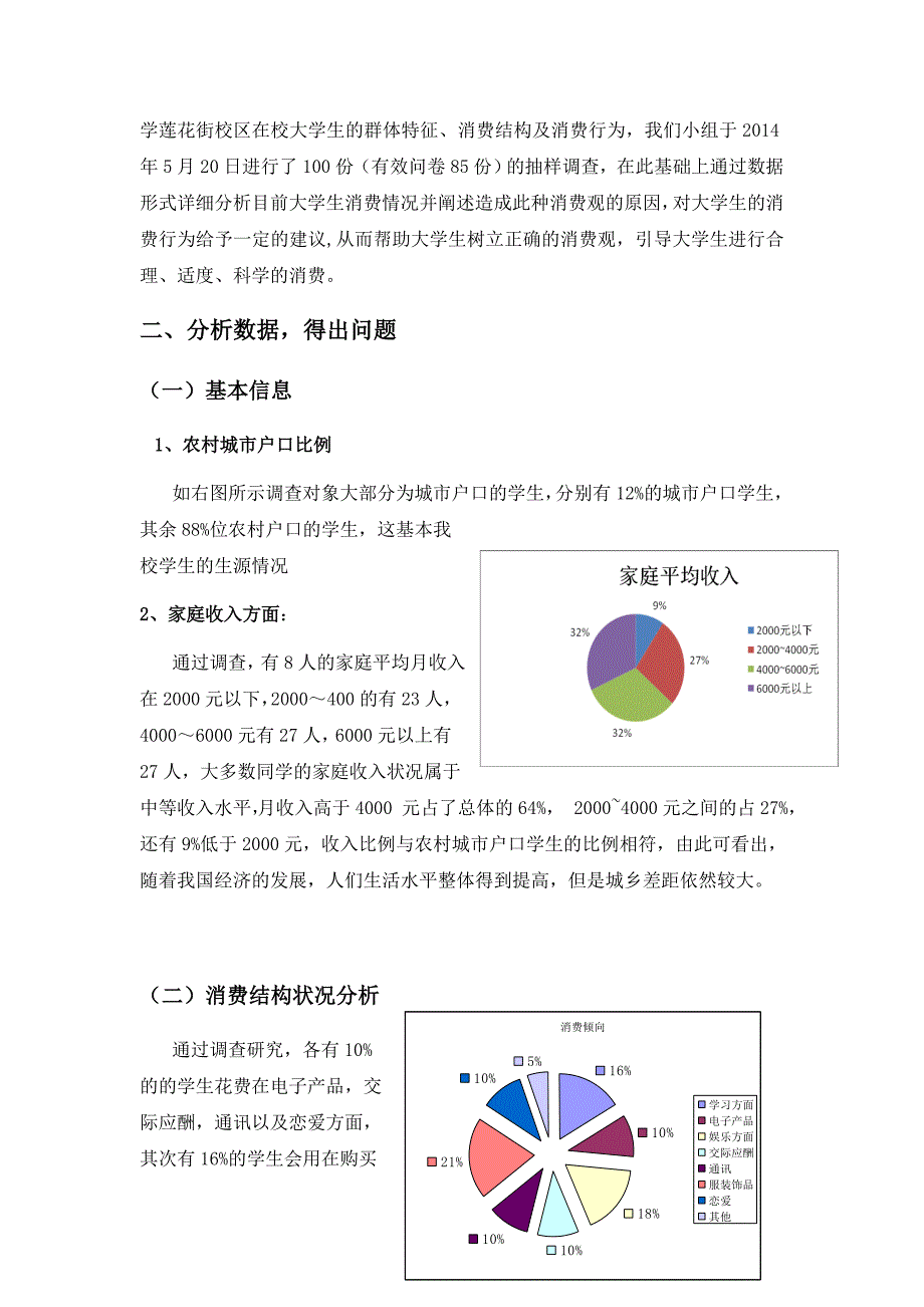 郑州市大学生消费情况调查报告新_第2页