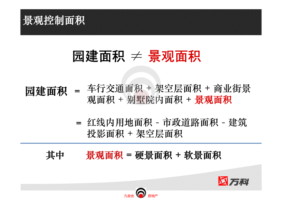 万科地产＿成本优化_成本对标_景观面积@万科设计_九舍会f房地产设计控价(万科万达中海保利绿城恒大龙湖华润)_第2页