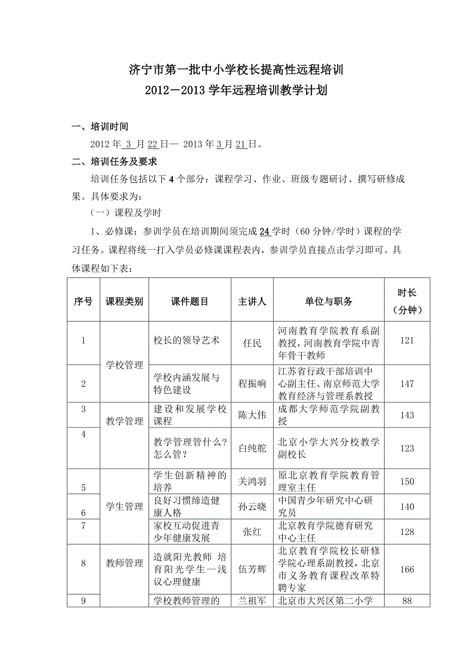 济宁市第一批中小学校长提高性远程培训_第1页