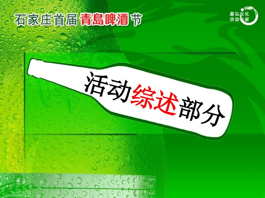2009石家庄“青岛啤酒节”策划方案_第3页