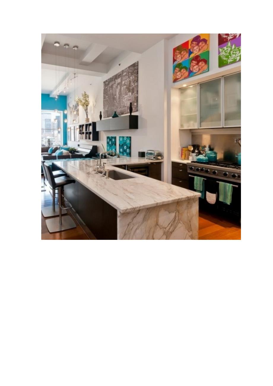 小公寓装出大气派-开放式厨房装修效果图_第3页