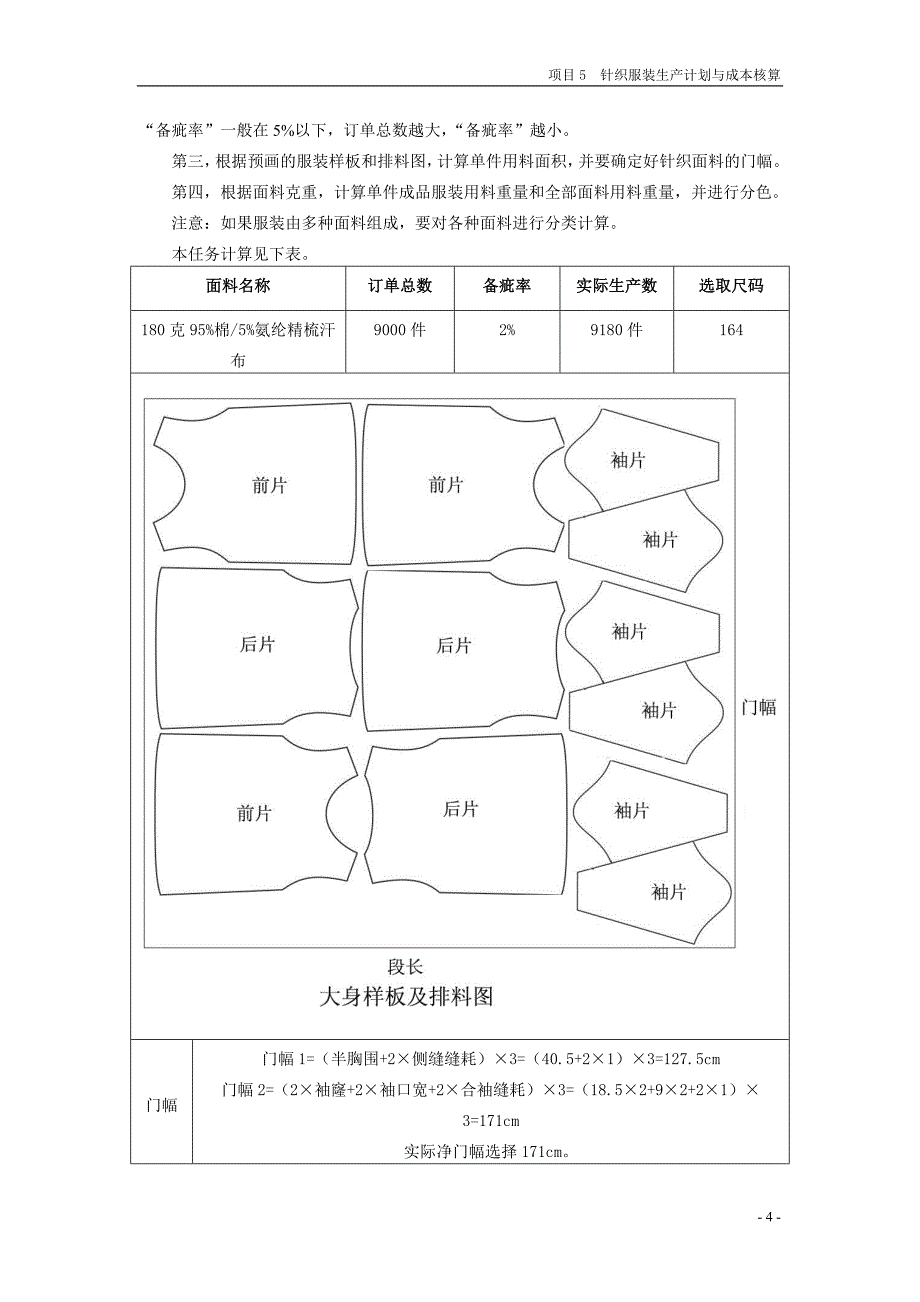 项目5针织服装生产计划与成本核算_第4页