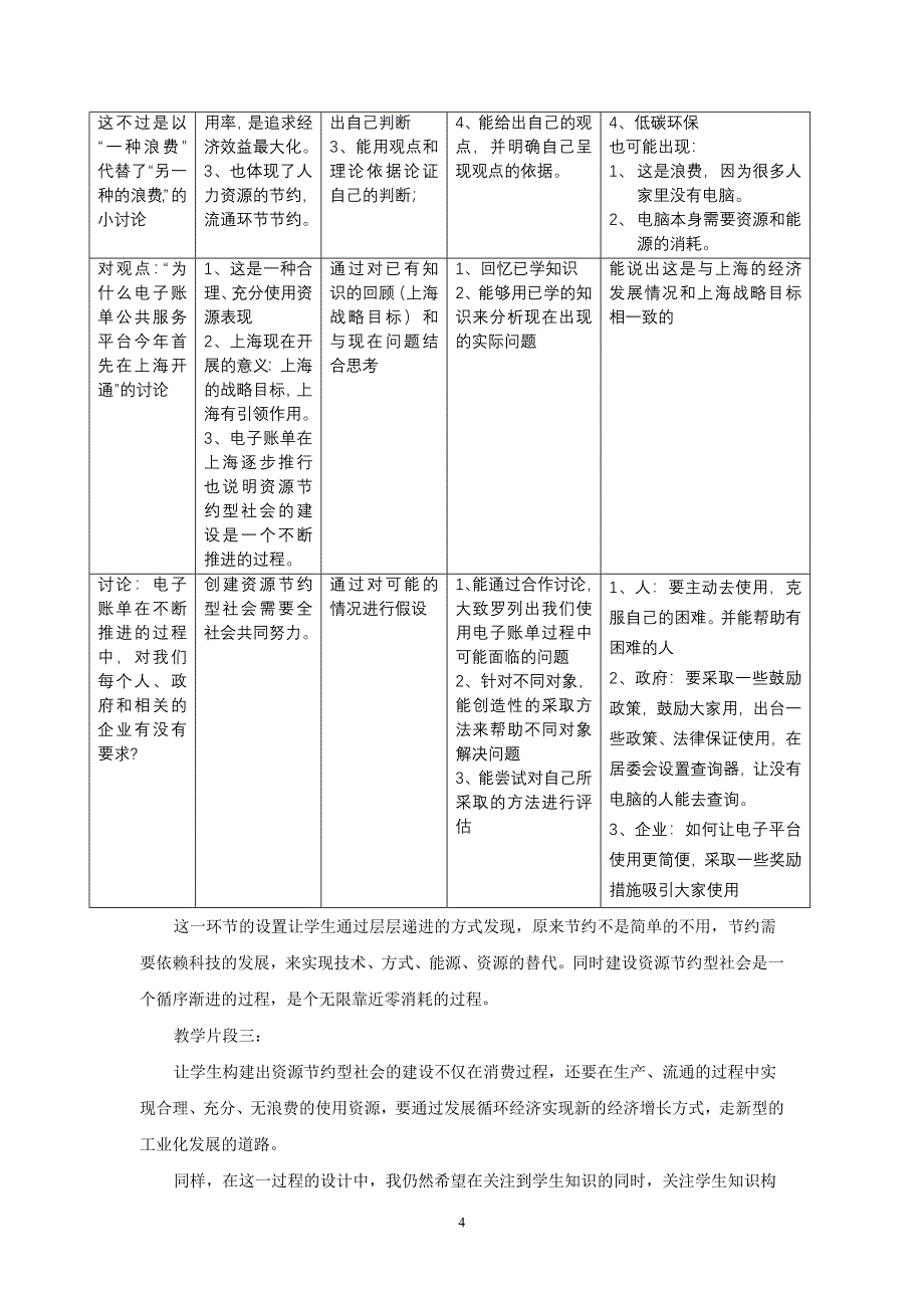 建设资源节约型社会-教学反思_第4页