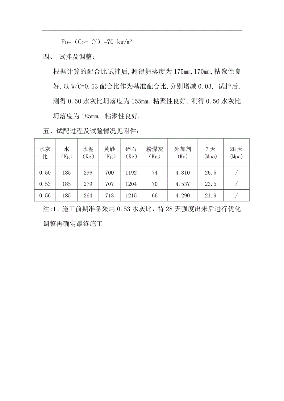 C25承台混凝土（砼）配合比设计_第4页