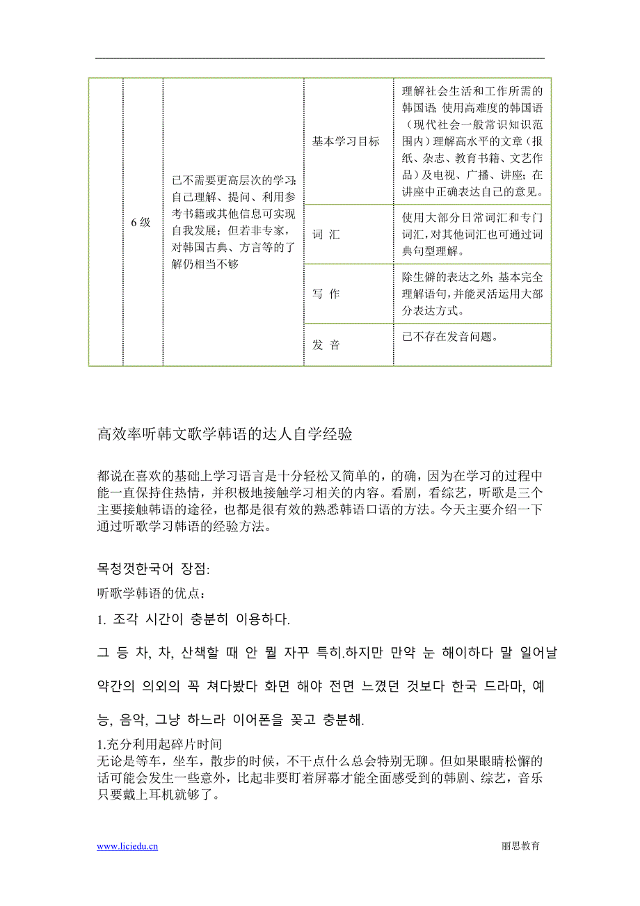 2015年韩国语能力考试大纲韩语初涉知识点点_第3页