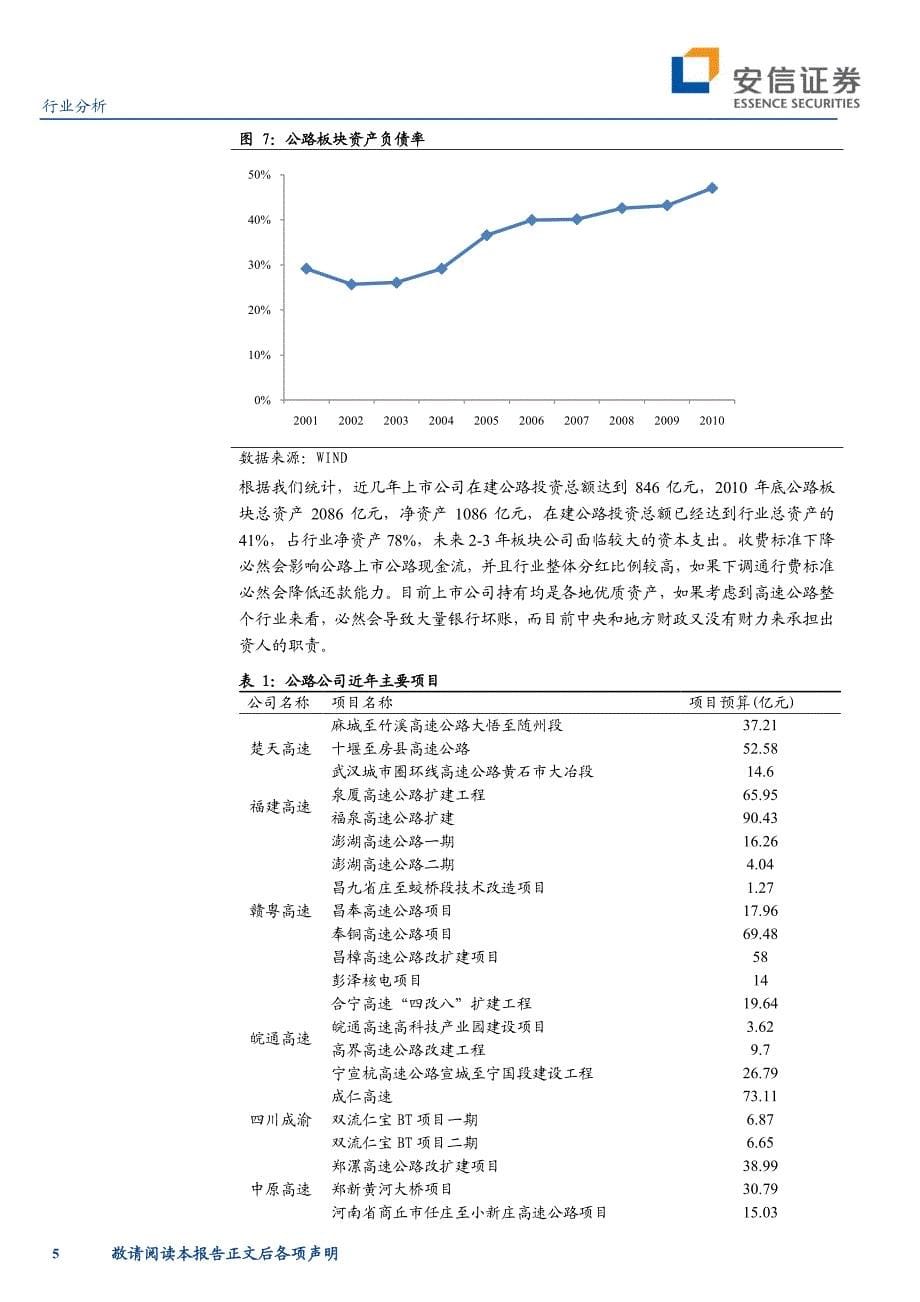 安信证券-物流行业费用偏高的原因分析：经济结构或是主因-110617_第5页