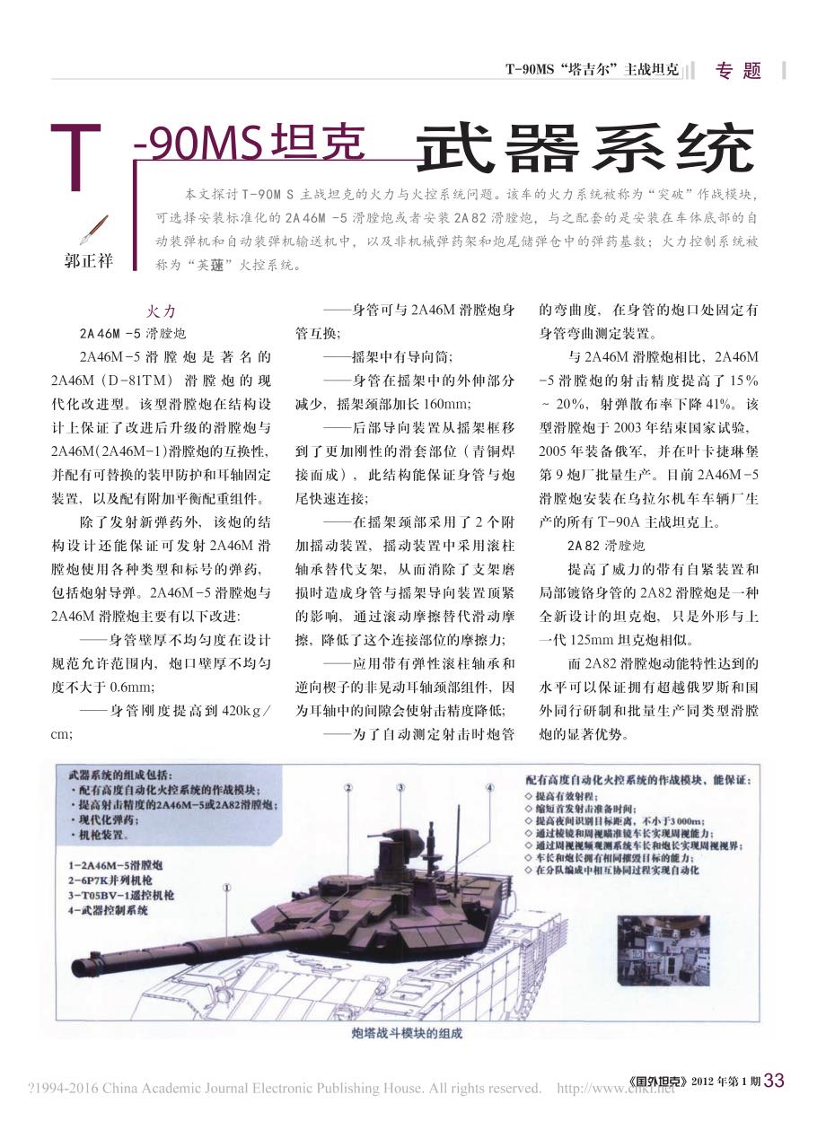 T90MS坦克武器系统_第1页