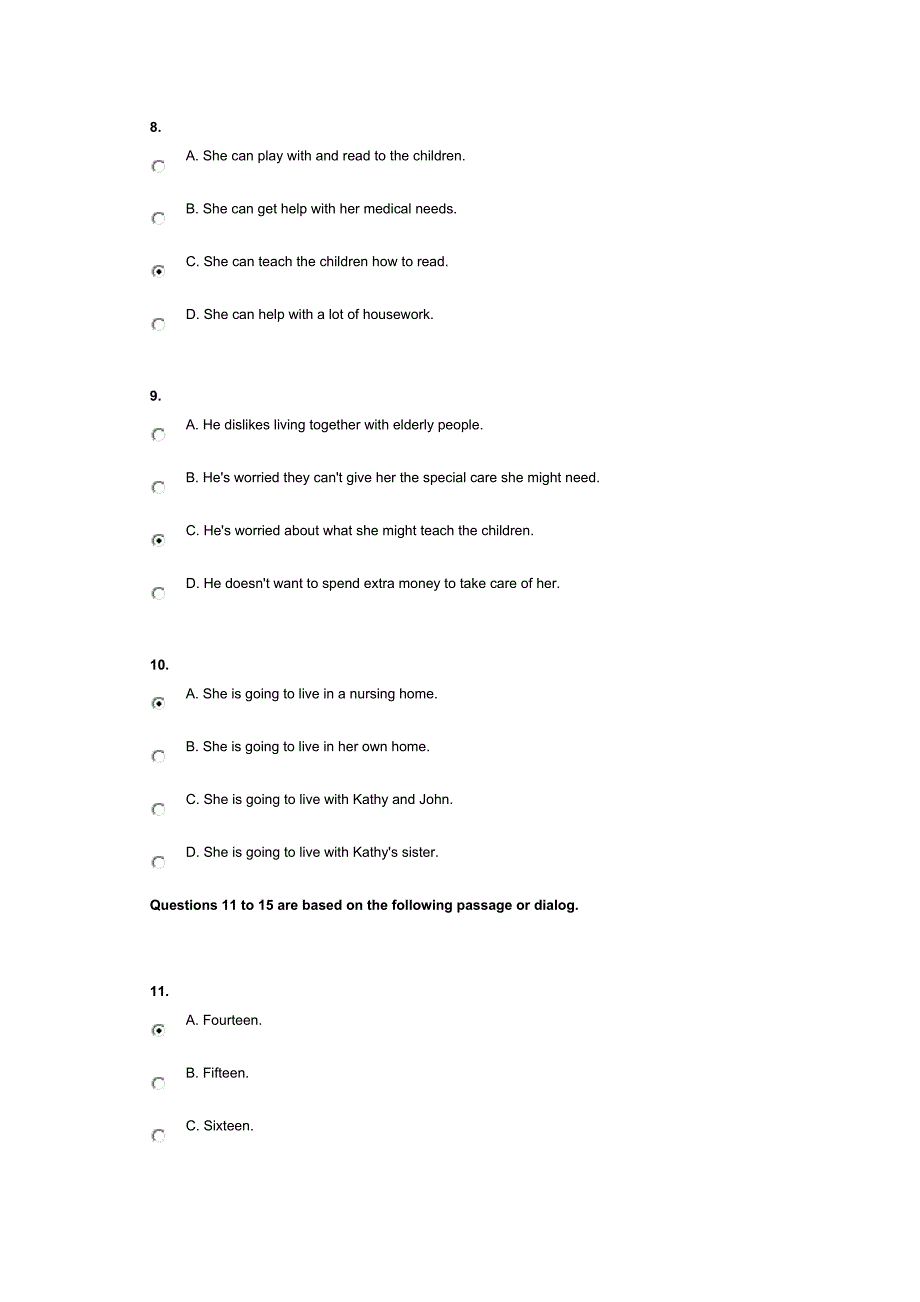 新视野英语一级试题及答案2_第3页
