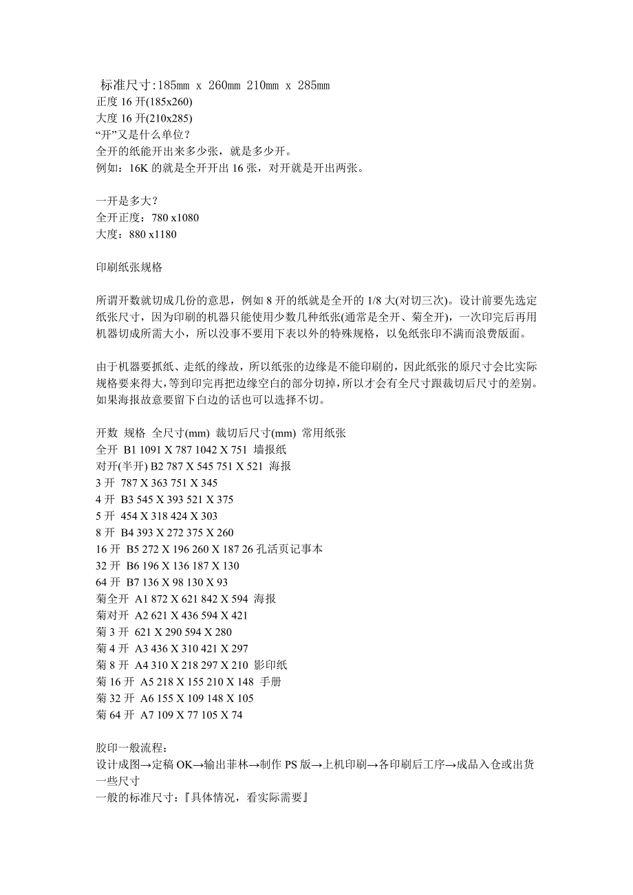 平面设计常用制作尺寸_第3页