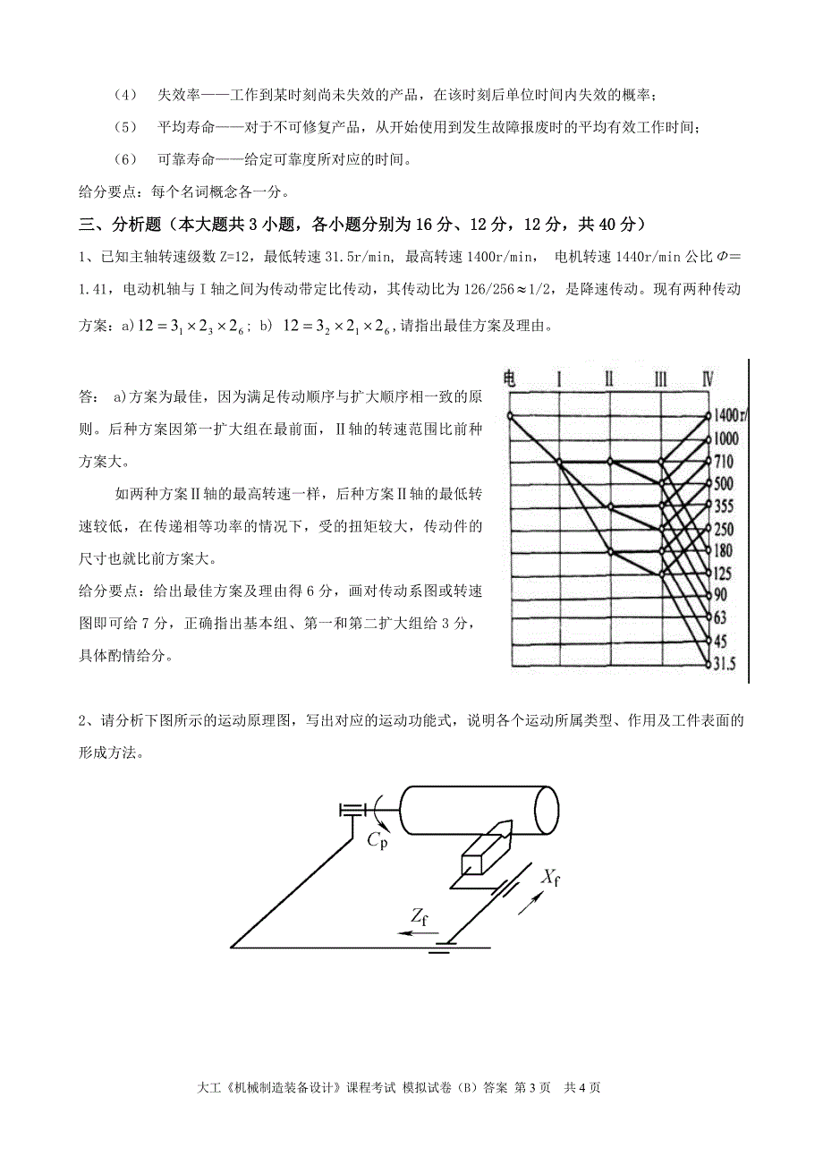 大工《机械制造装备设计》课程考试模拟试卷B答案_第3页