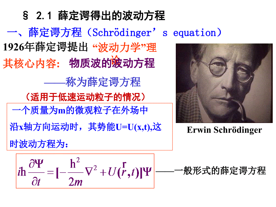 大学物理第二章薛定谔方程_第2页