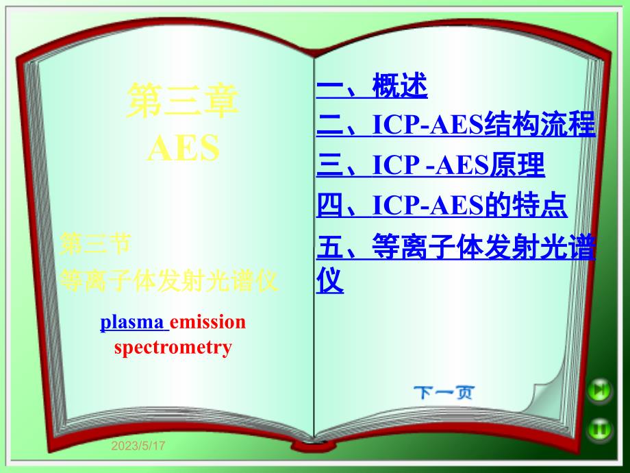 ICP-AES及分析方法_第1页