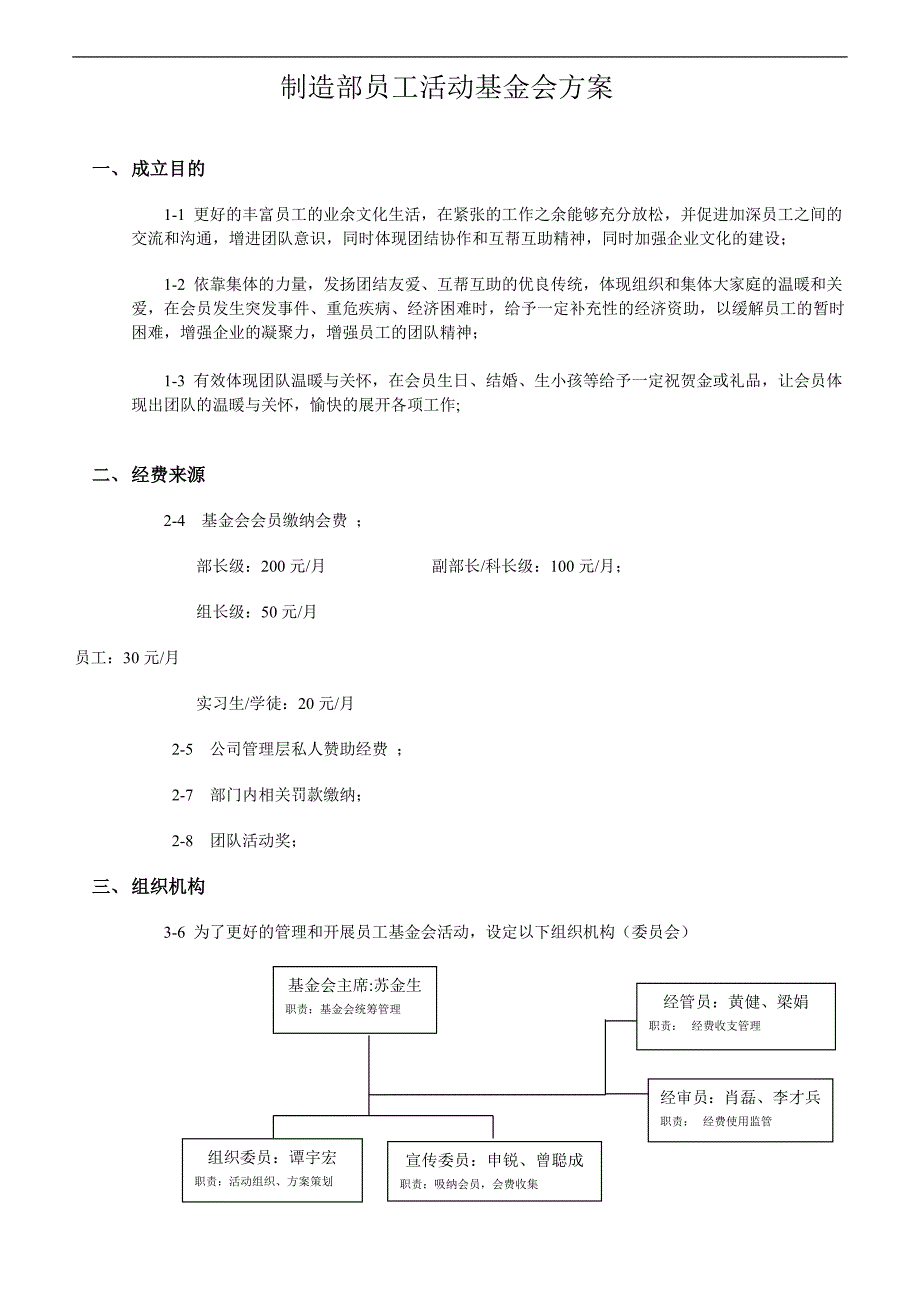 公司员工活动基金会方案_第1页