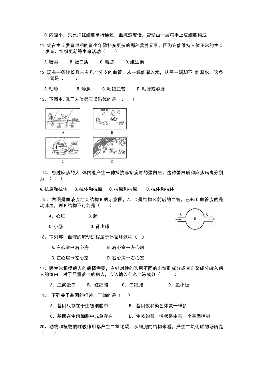 中考训练题_第2页