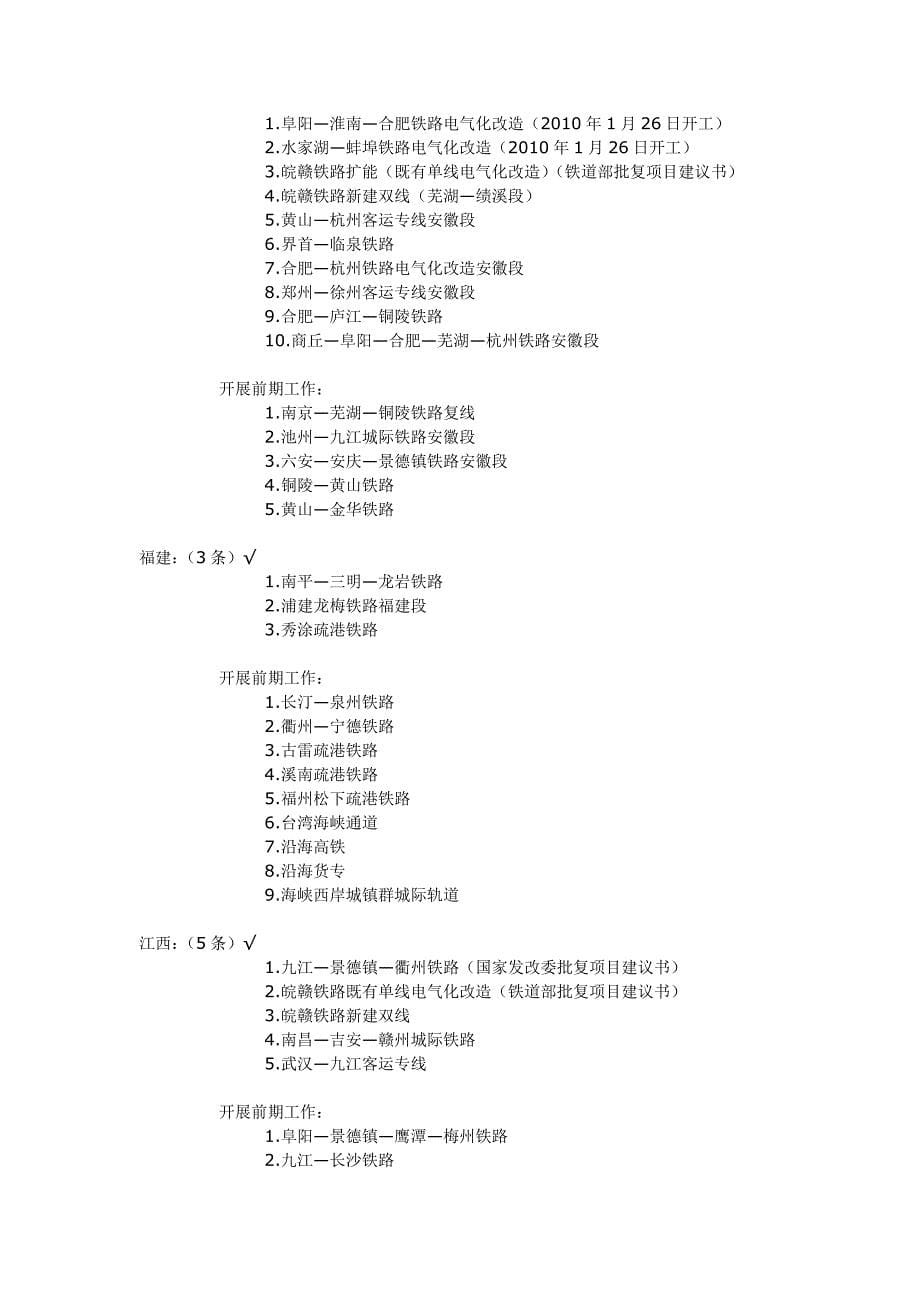 2010各省铁路计划动车论坛_第5页