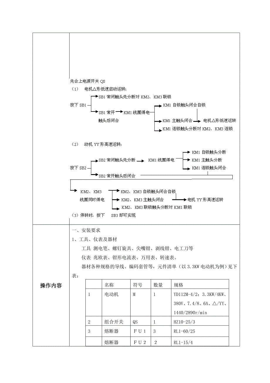 课题6：接触器控制双速电动机的控制线路_第3页