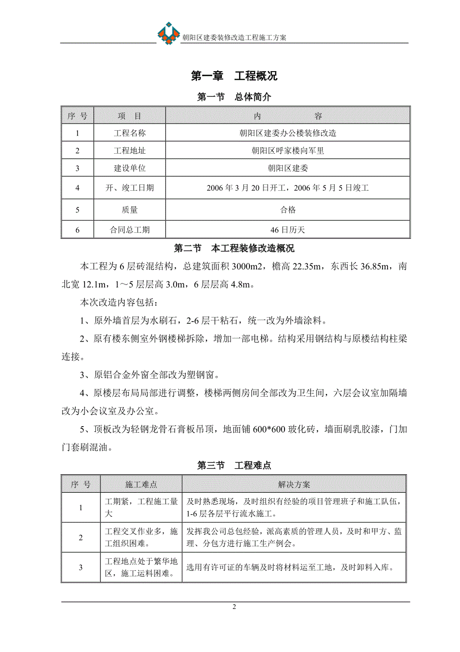 办公楼装修改造施工1_第2页