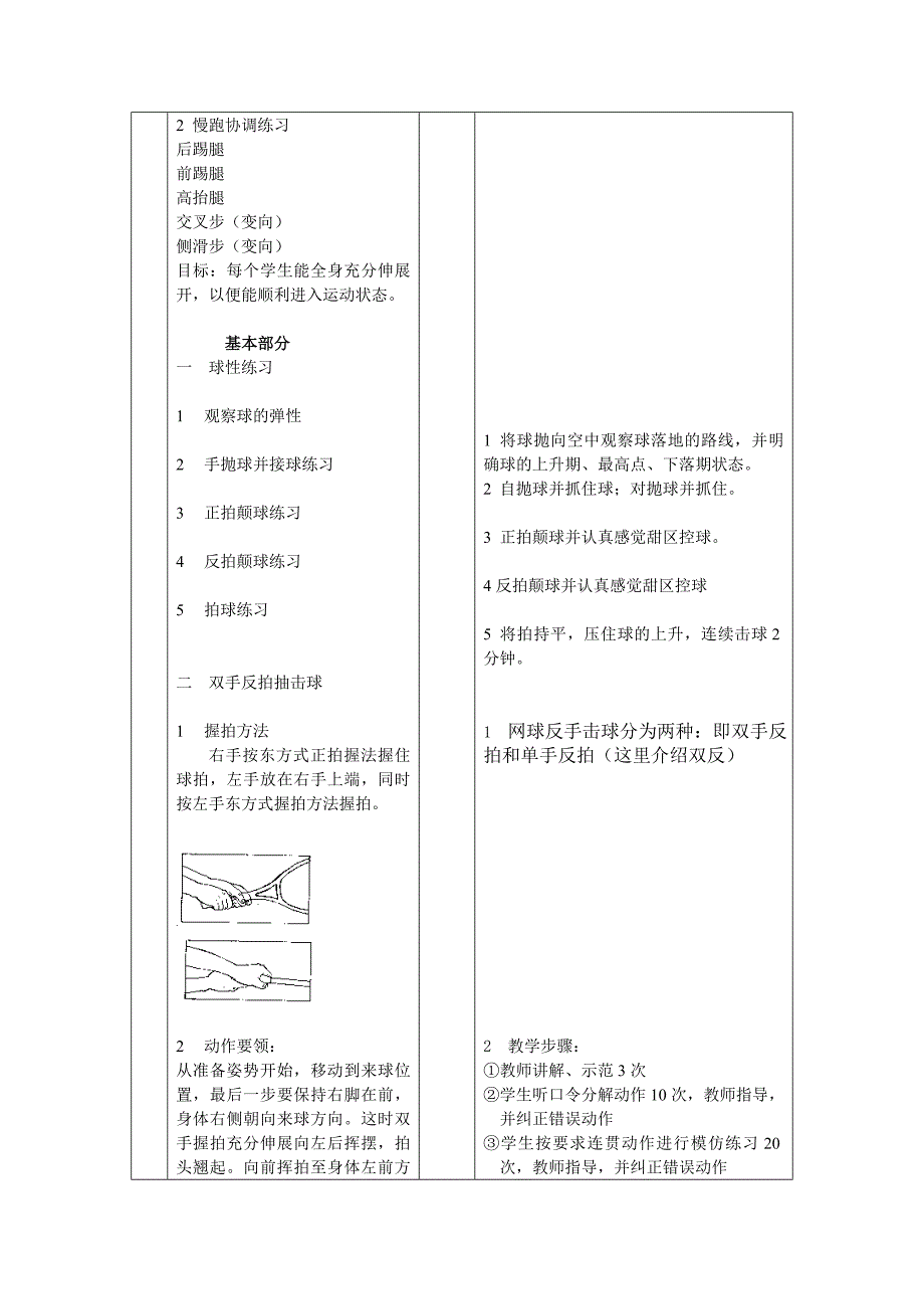 网球反手击球教案_第2页