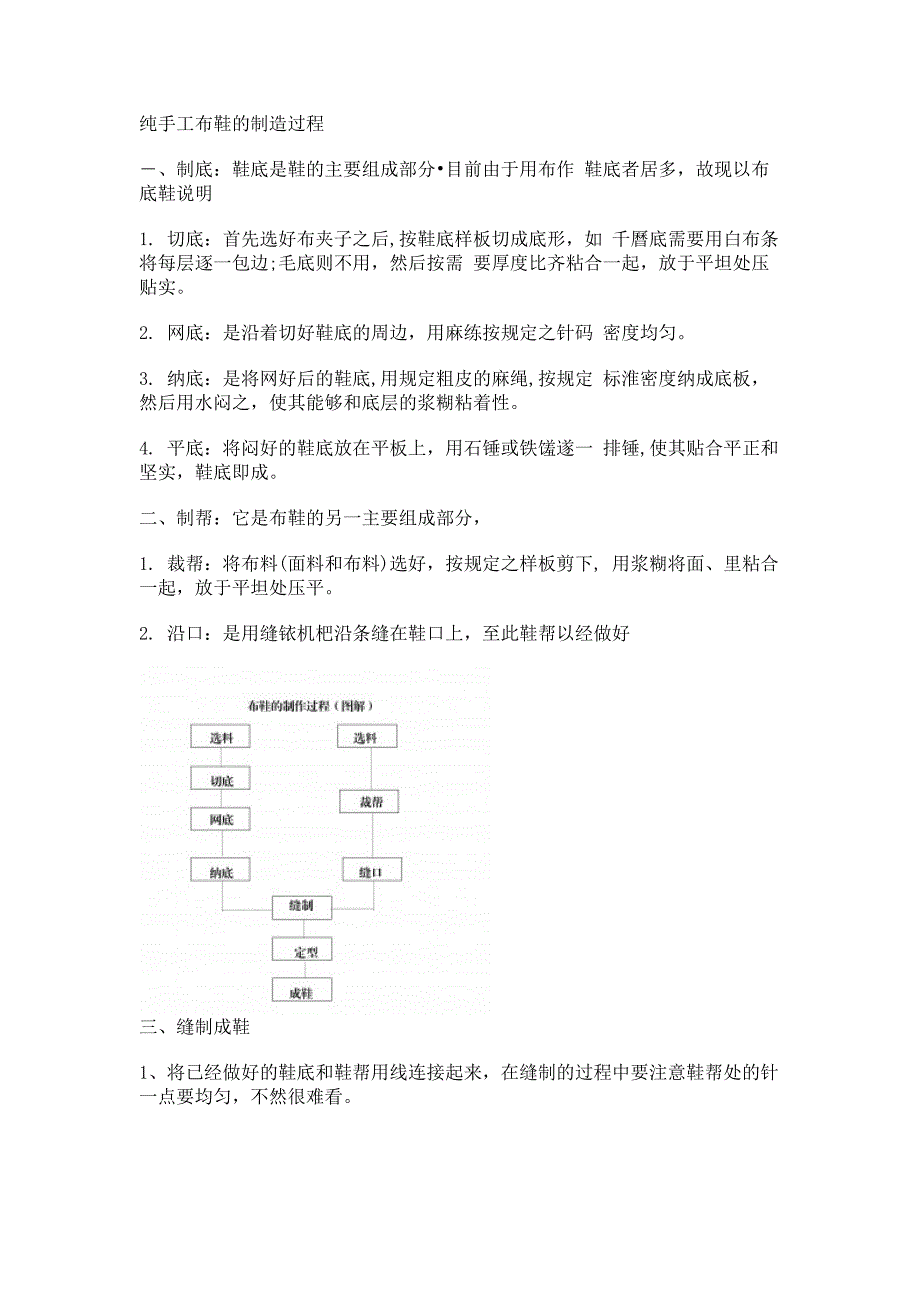 纯手工布鞋的制作流程_第1页