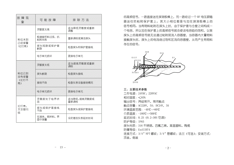 RBSP系列射频导纳式物位控制器_第3页