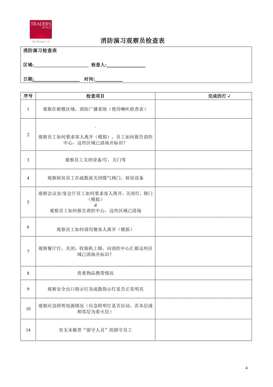 演习观察员检查表_第4页