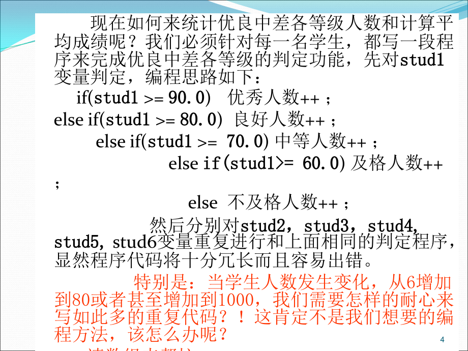 第4章数组(C语言基础)_第4页