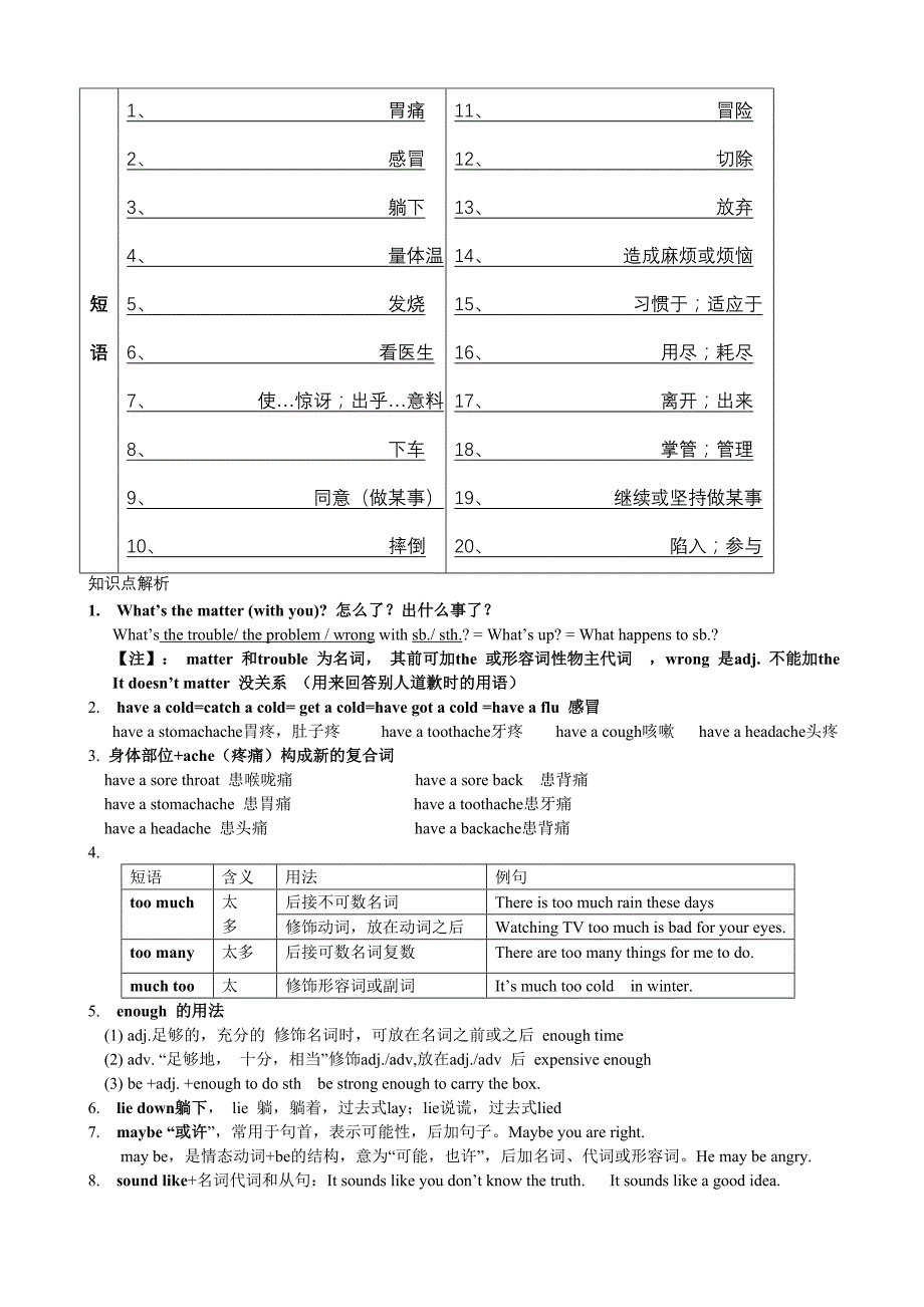 初二英语下册辅导之Unit1What_第2页