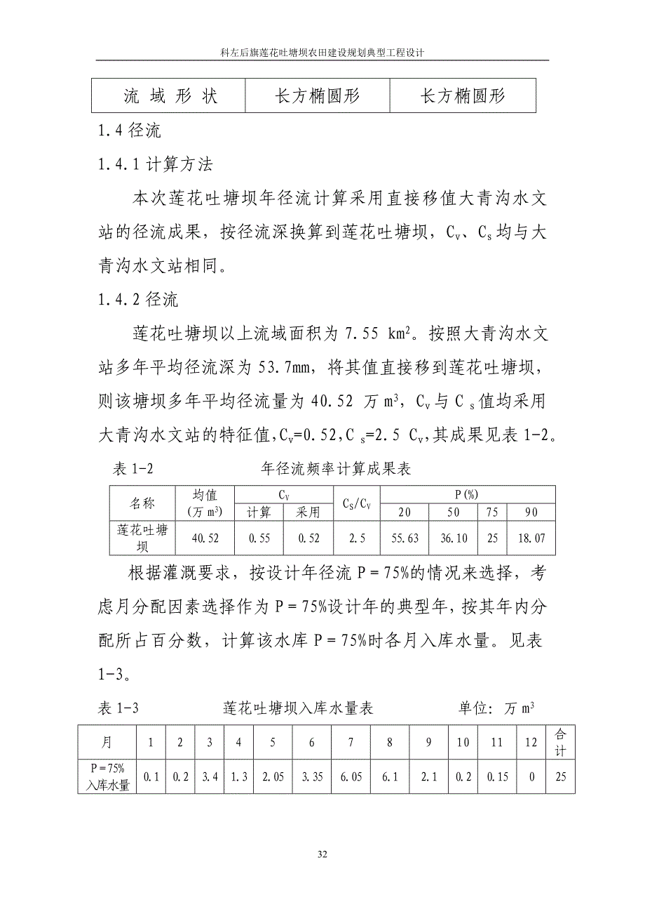 科左后旗莲花吐塘坝农田建设规划典型工程设计_第4页