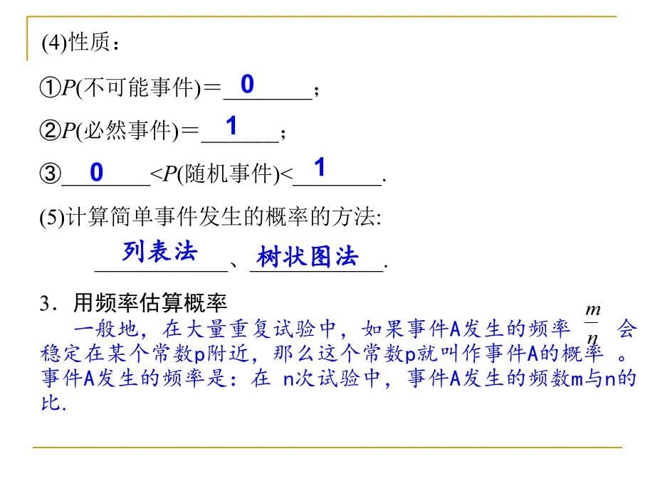 中考数学专题复习--概率初步_第5页