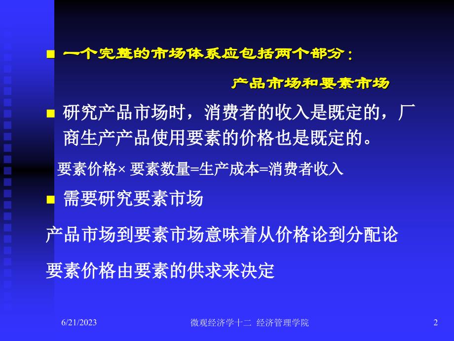 微观经济学第十二章 生产要素的需求_第2页