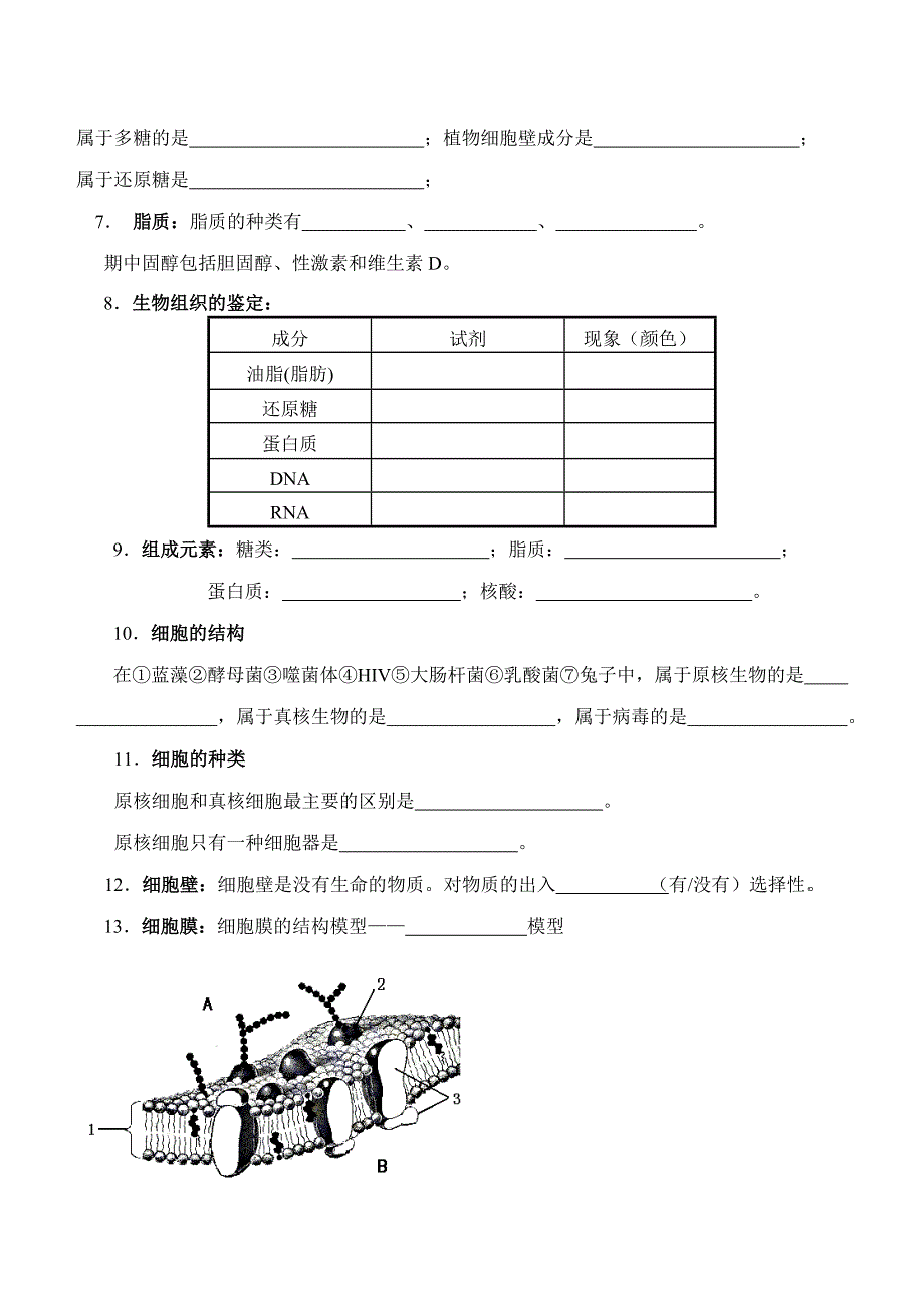 必修一会考知识点考查(一)_第2页