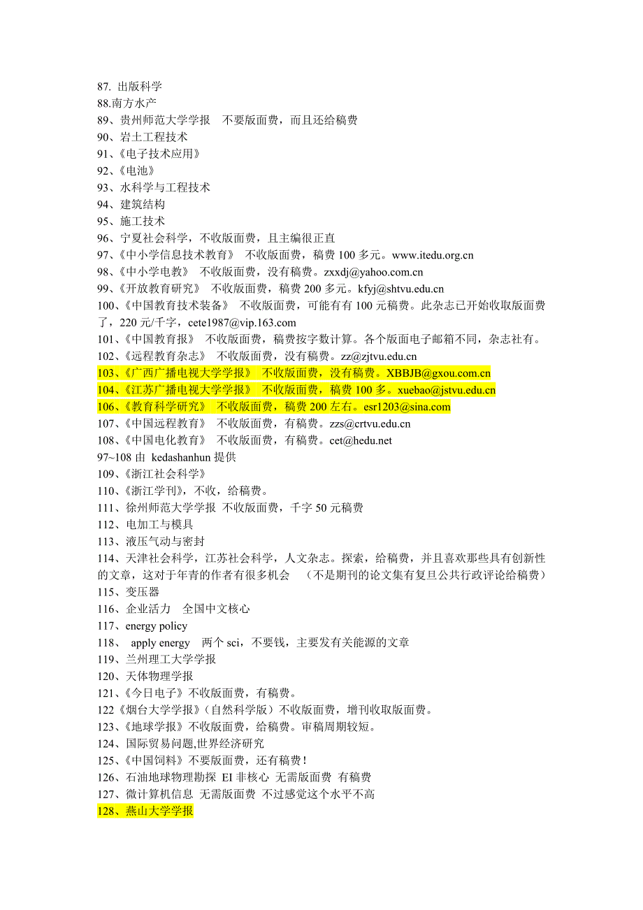 为朋友们提供一些不收版面费的学术期刊_第3页