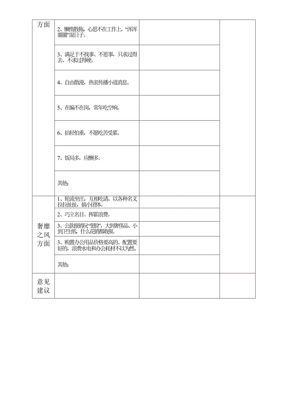 征求意见建议表及 注 意 事 项_第4页