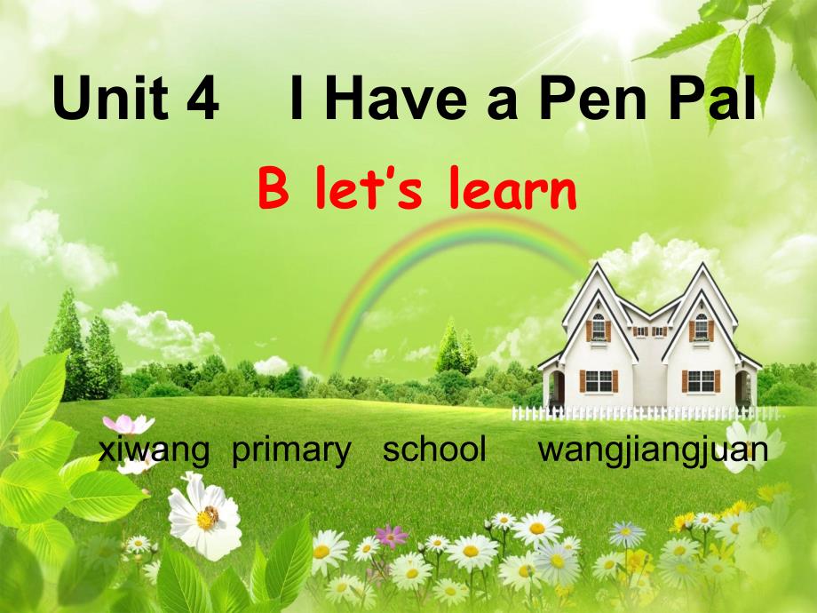 六年级英语上册unit4Blet's_learn_第1页