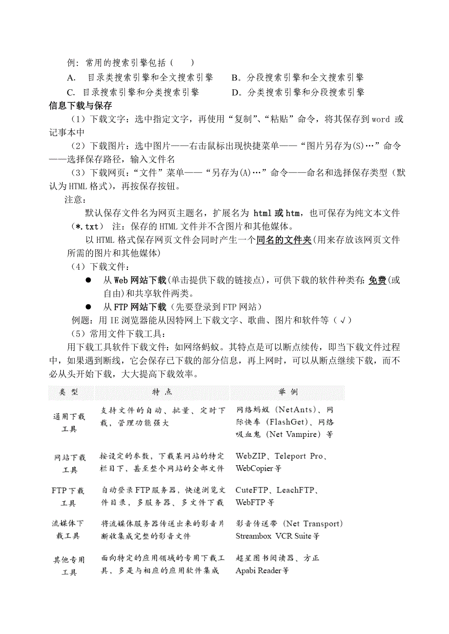 2010信息技术必修模块复习提纲_第4页