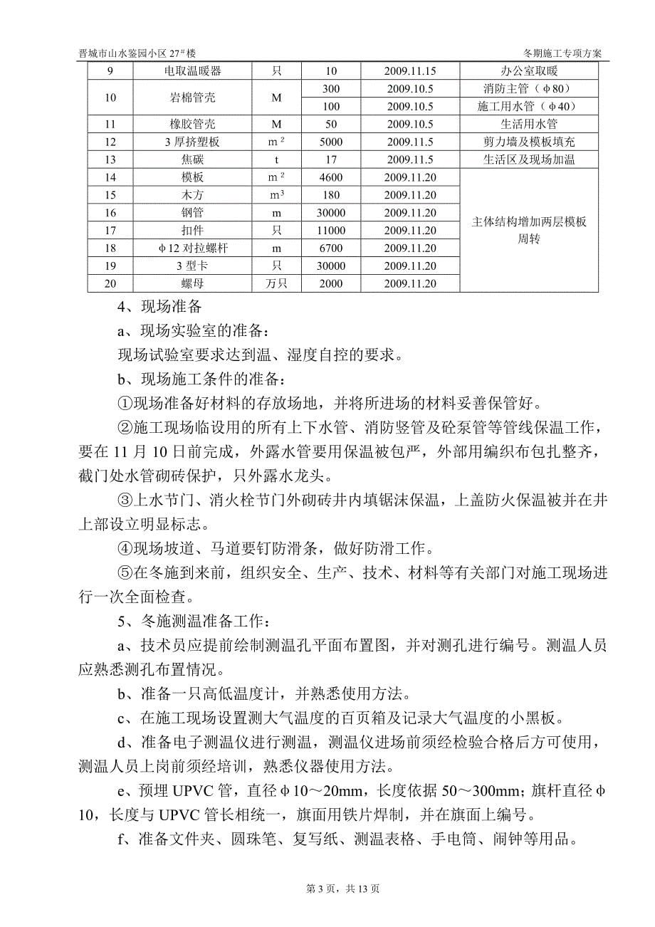 晋城山水鉴园小区27、28楼冬施[1]_第5页