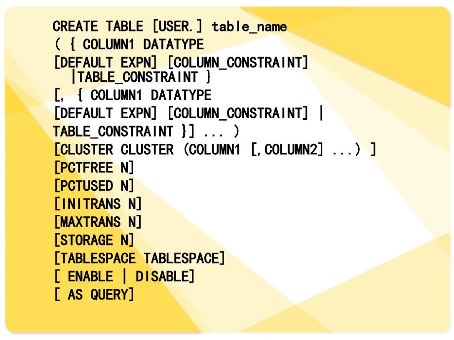 Oracle9i第4章 数据表_第4页