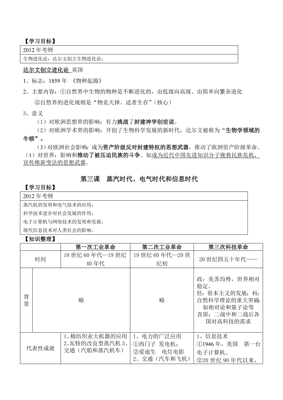 一轮复习必修三专题五、七、八学案_第4页