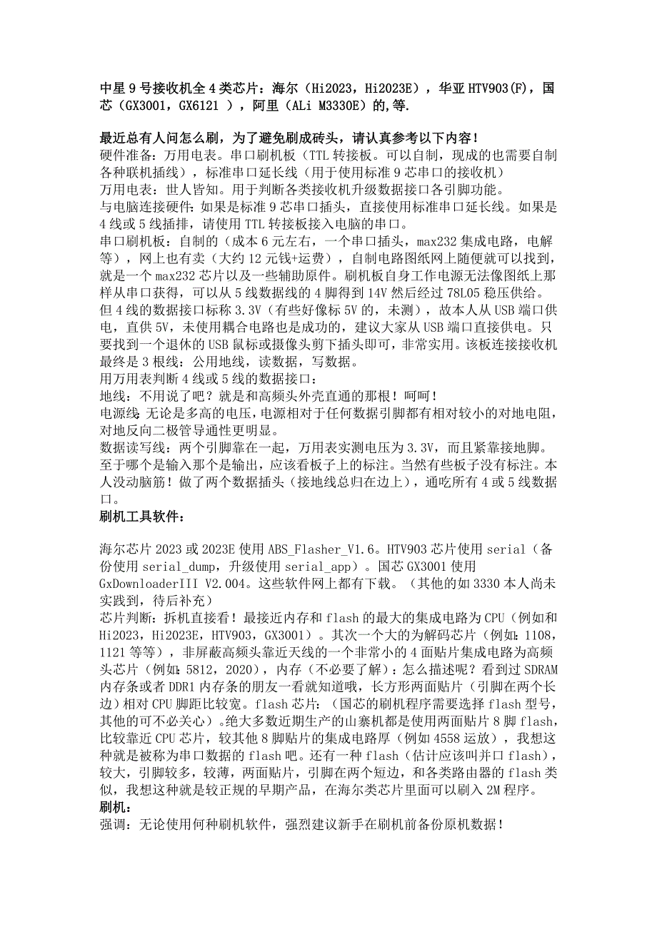 中星9号接收机全4类芯片_第1页