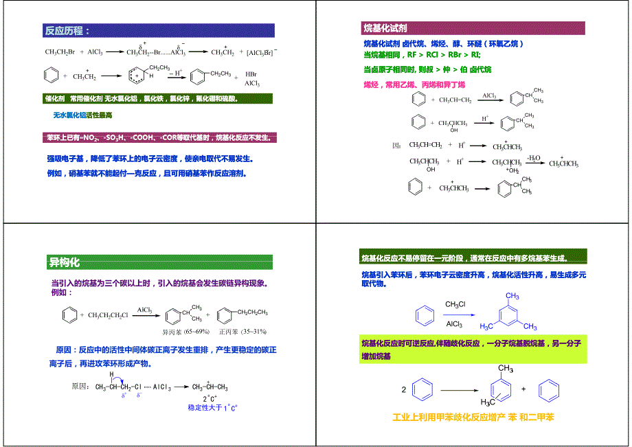 芳香烃 亲电取代反应性质_第4页