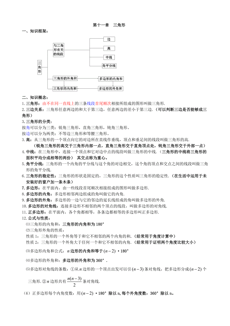 新人教版八年级数学上册知识点汇总好的_第1页