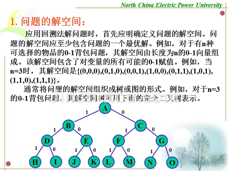 算法与结构课件 第六章回溯法(华北电力大学科技学院)_第4页