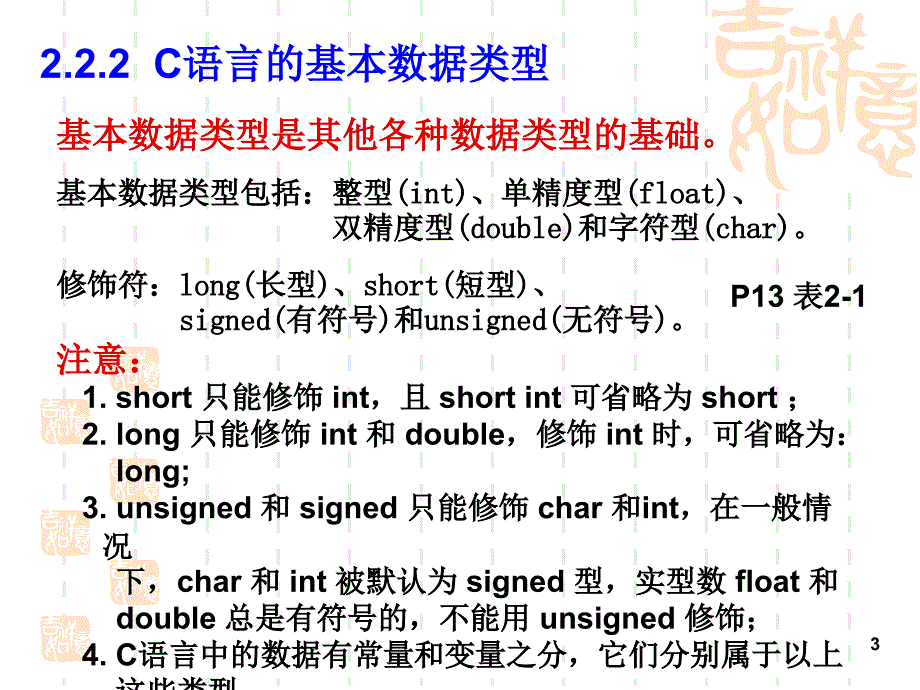 第2章 基本数据类型运算符表达式_第3页