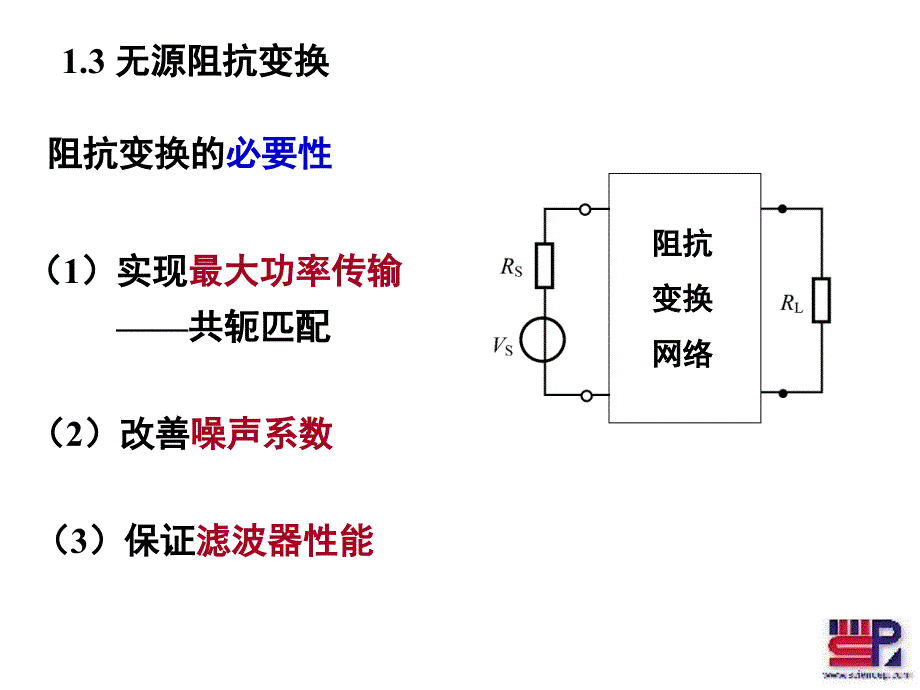 第一章无源阻抗变换1-2_第1页