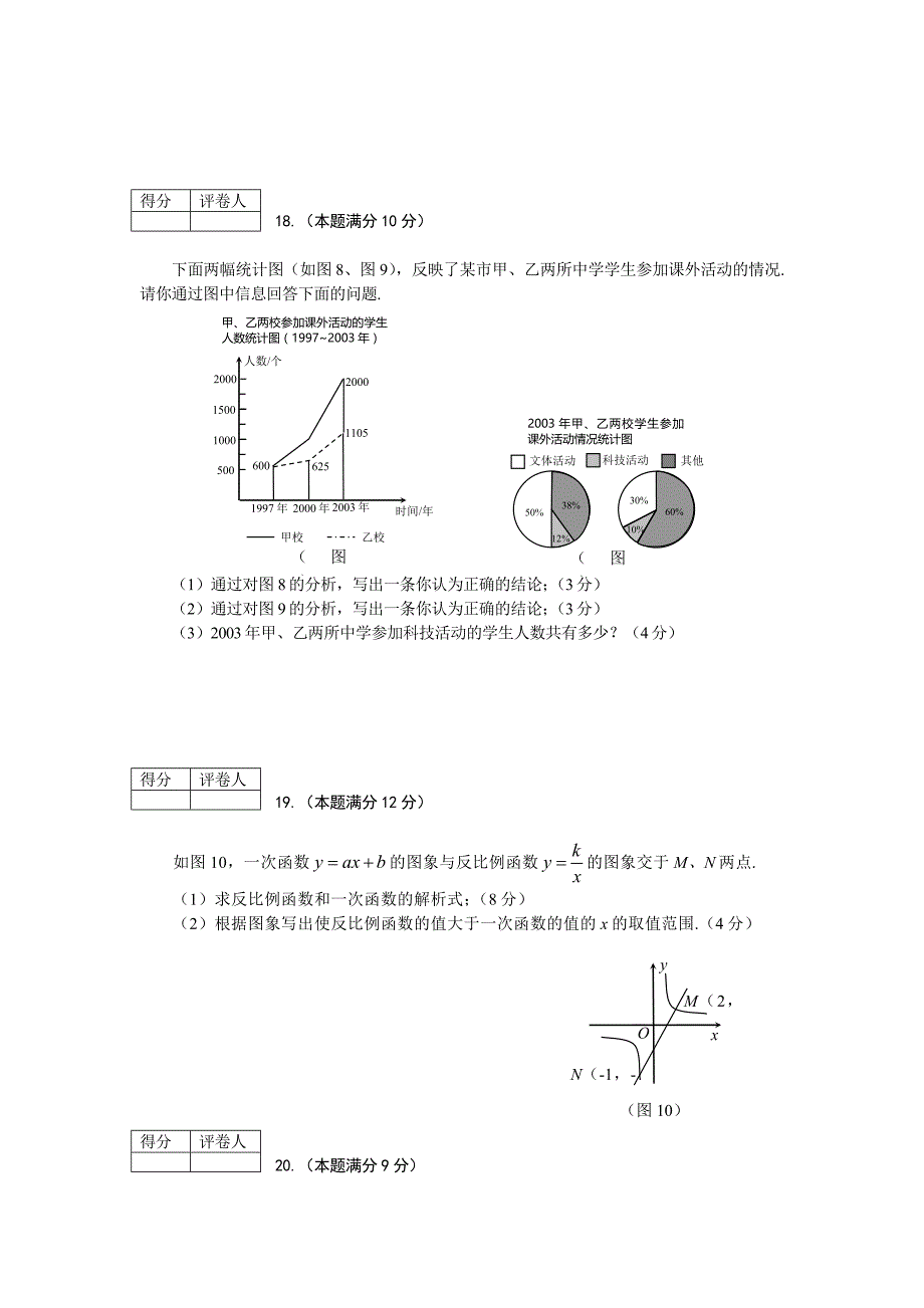 初中升学考试复习试卷.docx（数学）_第3页