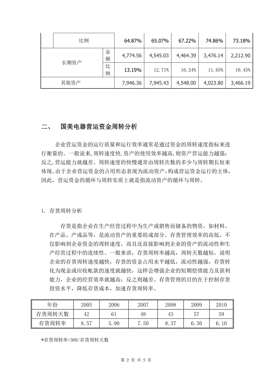 国美电器资金运作状况分析_第3页