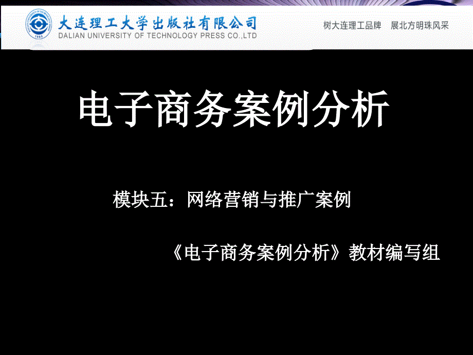 模块五：网络营销与推广案例_第1页